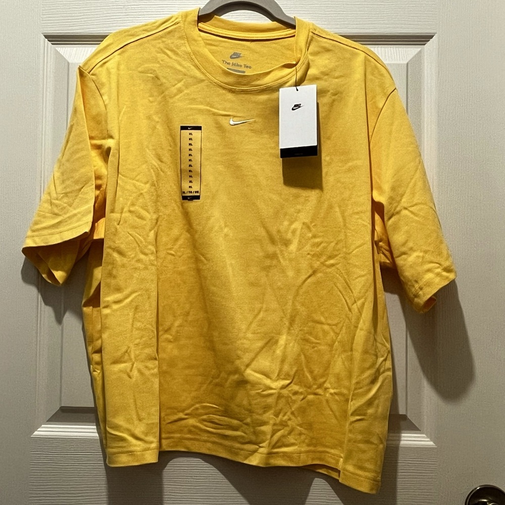 Yellow Nike tee